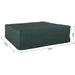 230L x 230W x 70Hcm Large Garden Furniture Set Cover Waterproof - Green - Outsunny - Green4Life