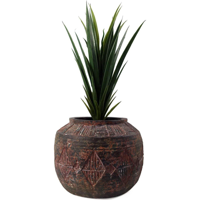 27cm x 36cm Aztec Diamond Large Planter - Green4Life