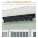2.5x2m Electric Awning with LED Lighting - Charcoal Grey - Outsunny - Green4Life