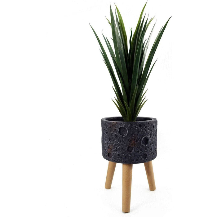 35cm x 24cm Large Lunar Black Planter - Green4Life