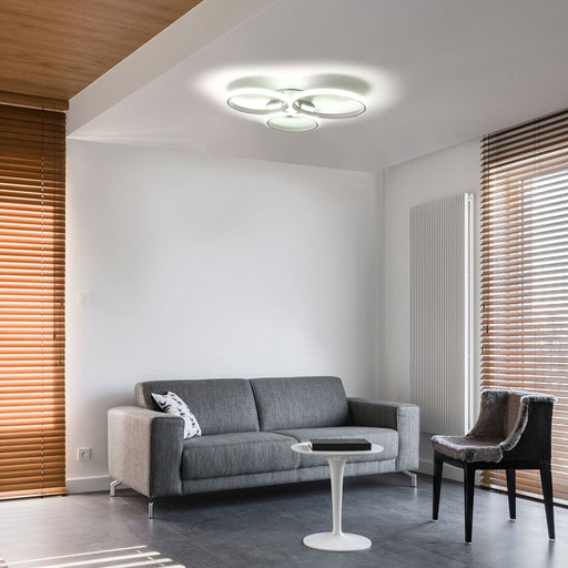 Modern Three Circle LED Ceiling Light - White - Green4Life