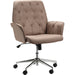 Office Chair with Micro Fibre Upholstery & Adjustable Seat - Coffee - Green4Life