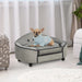 Slate Grey Petite Pet Sofa Bed – Modern Comfort - Green4Life