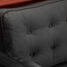 3-Seater Button-Tufted Velvet Sofa with 2 Pillows - Dark Grey - Green4Life