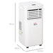 4-In-1 Portable Air Conditioner 7000BTU, Cooling, Dehumidifying,Ventilating, with Remote & LED Display - White - Green4Life