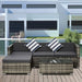 4-Seater Sofa Set and Coffee Table Combo with Cushions and Pillows - Mixed Grey - Outsunny - Green4Life