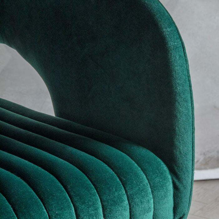 Anderson Swivel Chair - Green Velvet (Premium Collection) - Green4Life