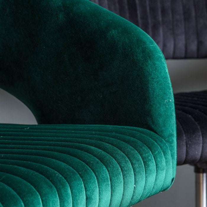 Anderson Swivel Chair - Green Velvet (Premium Collection) - Green4Life