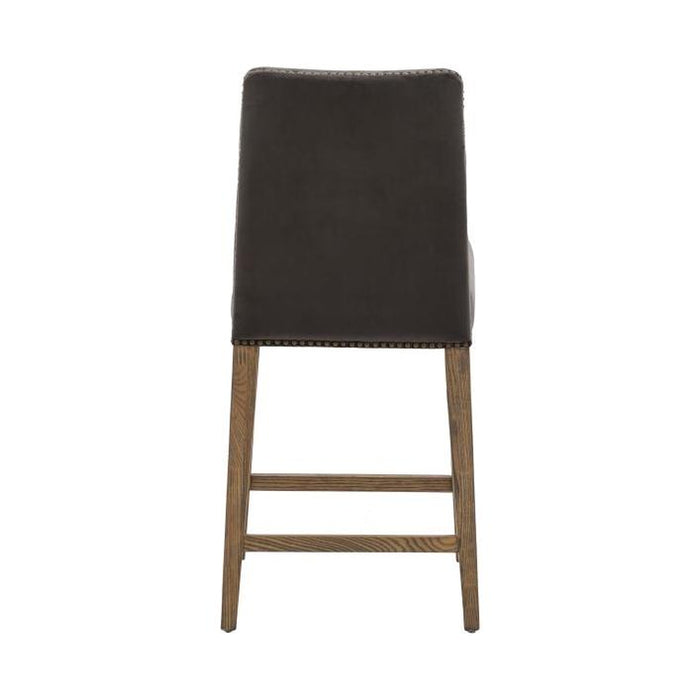 Set of 2 Juno Bar Stools - Mouse Velvet (Premium Collection) - Green4Life