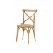 Set of 2 Oakwood Chairs with Rattan Seats - Natural (Premium Collection) - Green4Life
