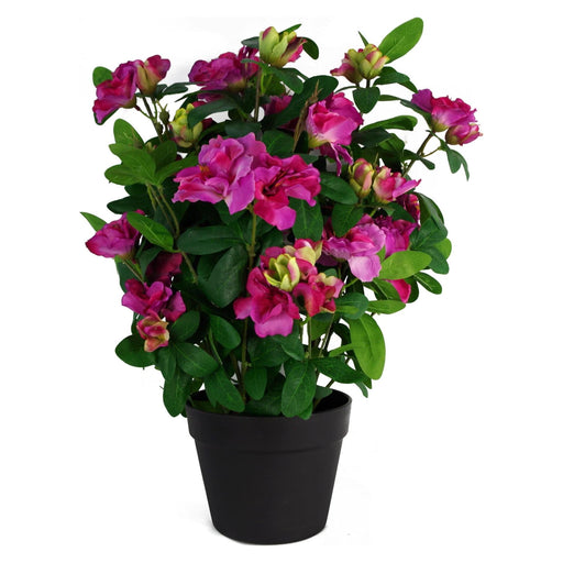 50cm Pink Artificial Rhododendron Plant - Green4Life