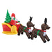 Inflatable Santa with Sleigh & Reindeers - Green4Life