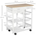 Trolley with Spice Racks, Towel Rack, Baskets & Drawers - Green4Life