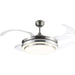 Ceiling Fan with Light, Retractable Blades & Dimmable LED Lighting - Green4Life