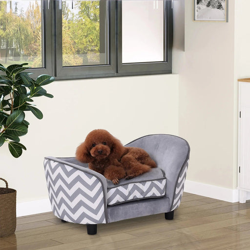 Mini Grey XS Pet Sofa Bed – Plush Comfort - Green4Life