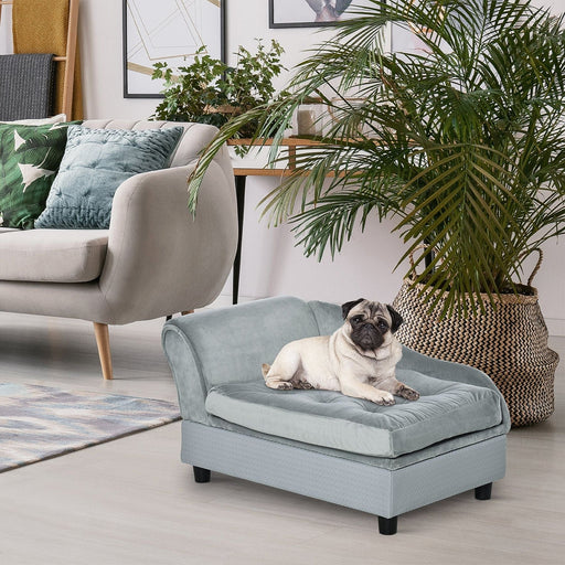 Sky Blue Pet Sofa with Storage - Green4Life