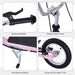 Push Scooter with Pneumatic Tyres - Pink - Green4Life