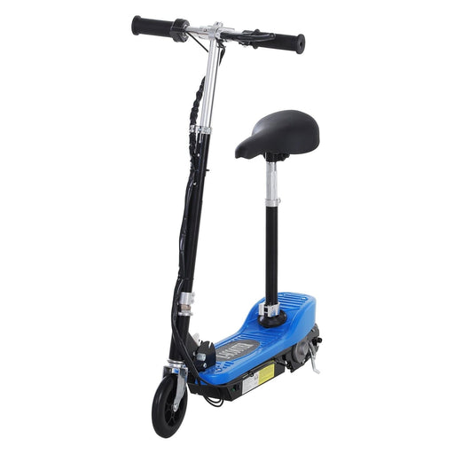 Kids Foldable E-Scooter with Brake & Kickstand for 7-12 Years Old - Blue - Green4Life