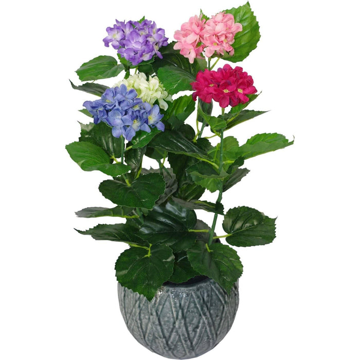 60cm Hydrangea Artificial Plant - Green4Life