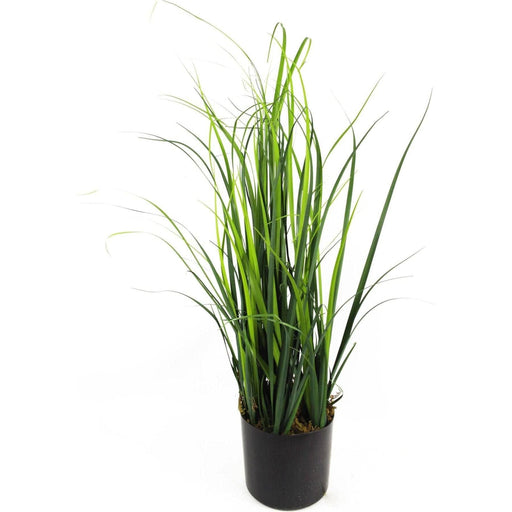 60cm Onion Grass Artificial Plant With Peach Dusty Pink Ceramic Planter - Green4Life