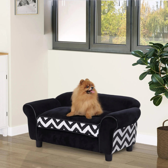 Mini Black Elegance Pet Sofa – XS Comfort - Green4Life