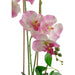 65cm Light Pink Artificial Orchid in Glazed Planter - Green4Life