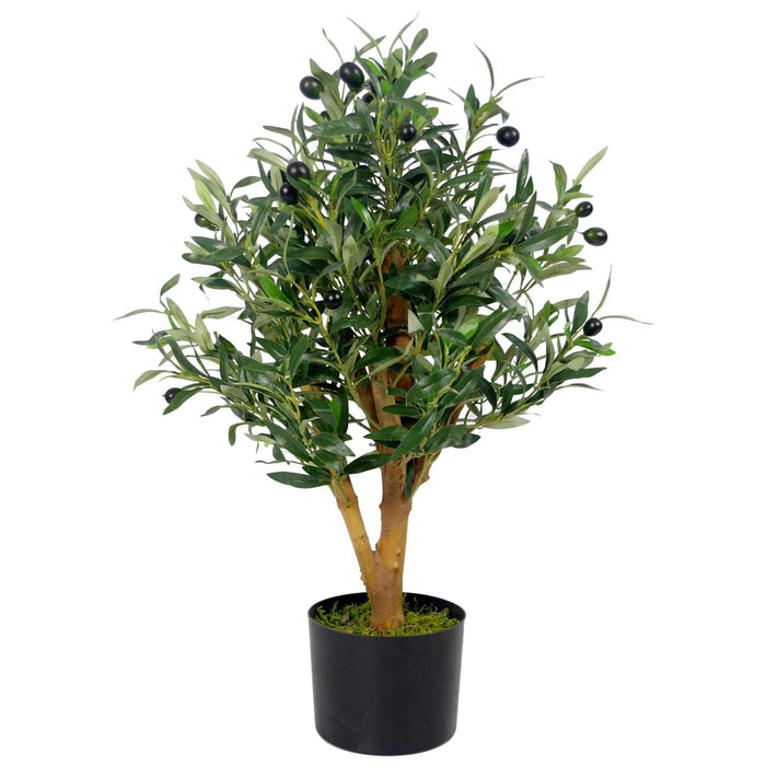 65cm Luxury Artificial Olive Tree Bush – Premium Collection - Green4Life