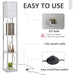 Floor Lamp with 3-Tier Shelves - White - Green4Life