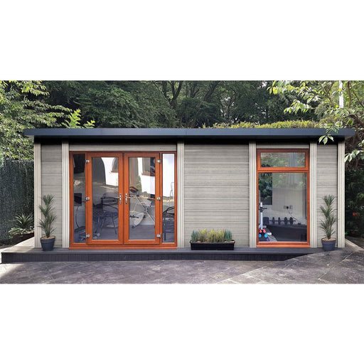 6m x 2.6m Fully Insulated Garden Room (Double Glazed) - 10 Years Warranty - Green4Life