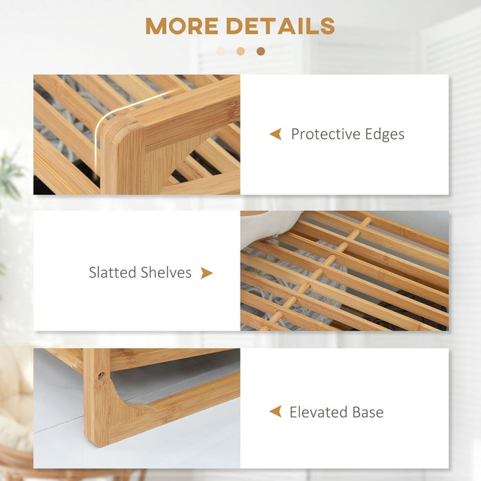 3-Tier Shoe Rack - Bamboo - Green4Life