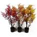 70cm Artificial Autumn Red Fern Tree Plant - Green4Life