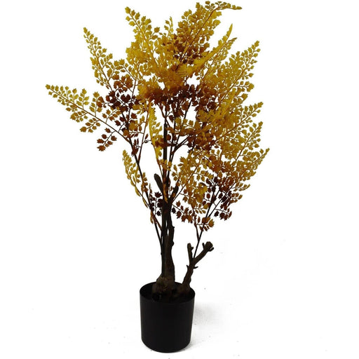 70cm Autumn Gold Fern Tree Artificial Plant - Green4Life