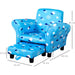 Starry Sky Blue Mini Sofa for Kids with Footrest - Green4Life