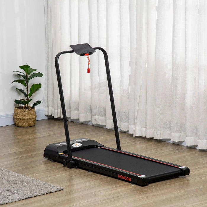 Foldable Treadmill for Home Exercise with LED Display Red Black Green4Life