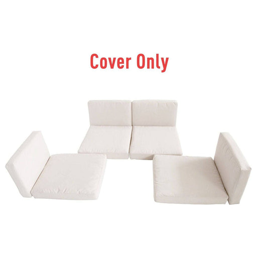 8 Cushion Covers - Cream White - Outsunny - Green4Life