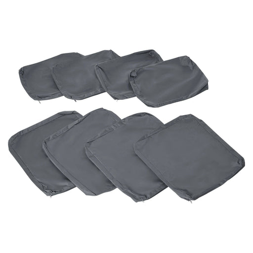 8 Cushion Covers - Deep Grey - Outsunny - Green4Life
