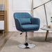 Swivel Accent Armchair with Adjustable Height - Blue - Green4Life