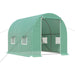 Outsunny 3L x 2W x 2H m Walk-in Greenhouse - Green - Green4Life