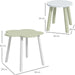 Kids Table and Chair Trio with Floral Design - Green4Life
