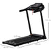 Treadmill with 12 Modes & LED Display for Home Indoor Fitness - Black - Green4Life