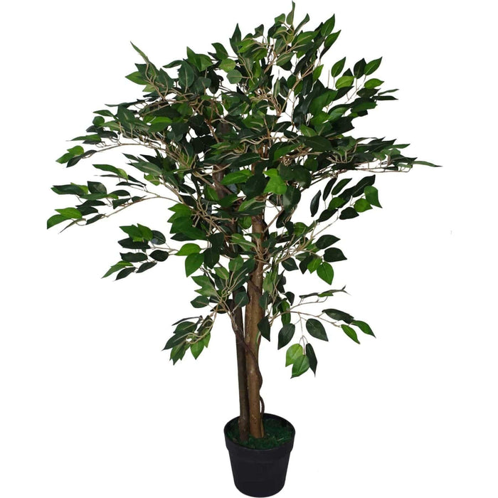 90cm Dark Green Ficus Artificial Tree - Green4Life