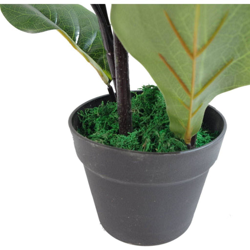 90cm Fiddle Fig Artificial Tree / Ficus Lyrata - Large - Green4Life