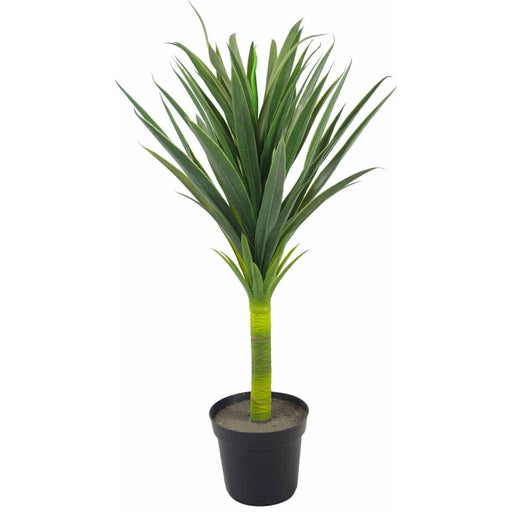 90cm Green Yukka Plant Spiky Tree Artificial Plant - Large - Green4Life