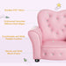 Princess Pink Cosy Kids Armchair - Green4Life