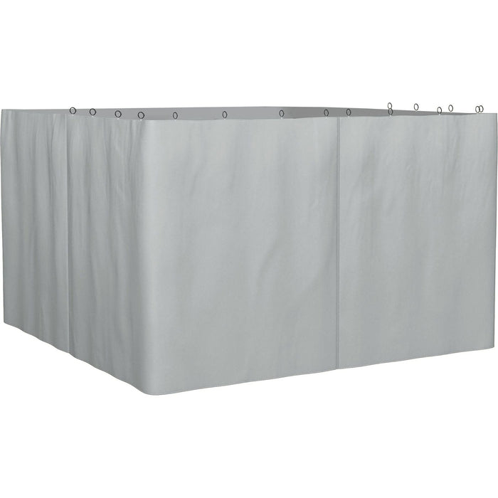 Outsunny 3x4m Light Grey Universal Sidewall Set of 4 Panels - Green4Life