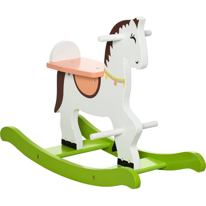 Rocking Horse Ride Toy, 68 x 27 x 50cm - Multicoloured - Green4Life