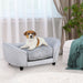 Mini Comfort Pet Sofa – Grey Plush Elegance - Green4Life