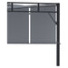 Outsunny Dark Grey 3x3m Steel Pergola with Retractable Roof Canopy - Green4Life