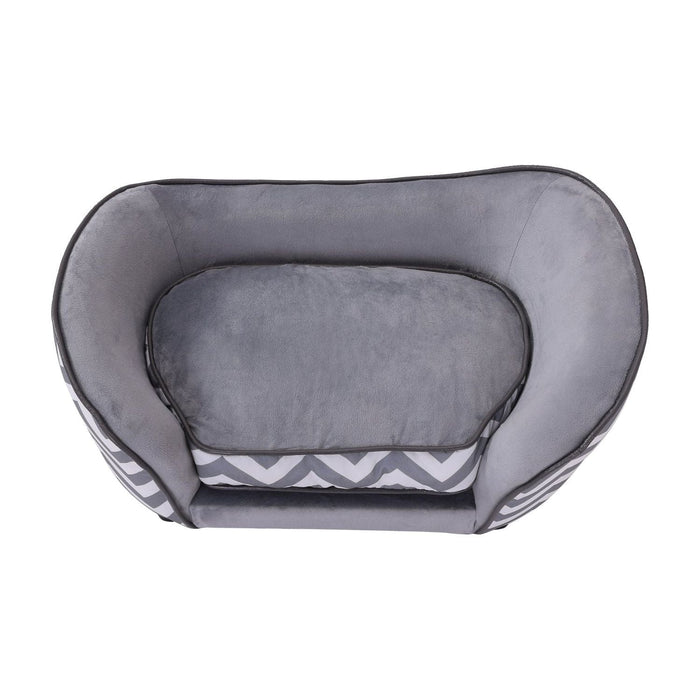 Misty Grey Petite Pet Sofa – Modern Comfort - Green4Life