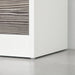 Shoe Cabinet with 3 Drawers & Tempered Glass Top - Grey - Green4Life